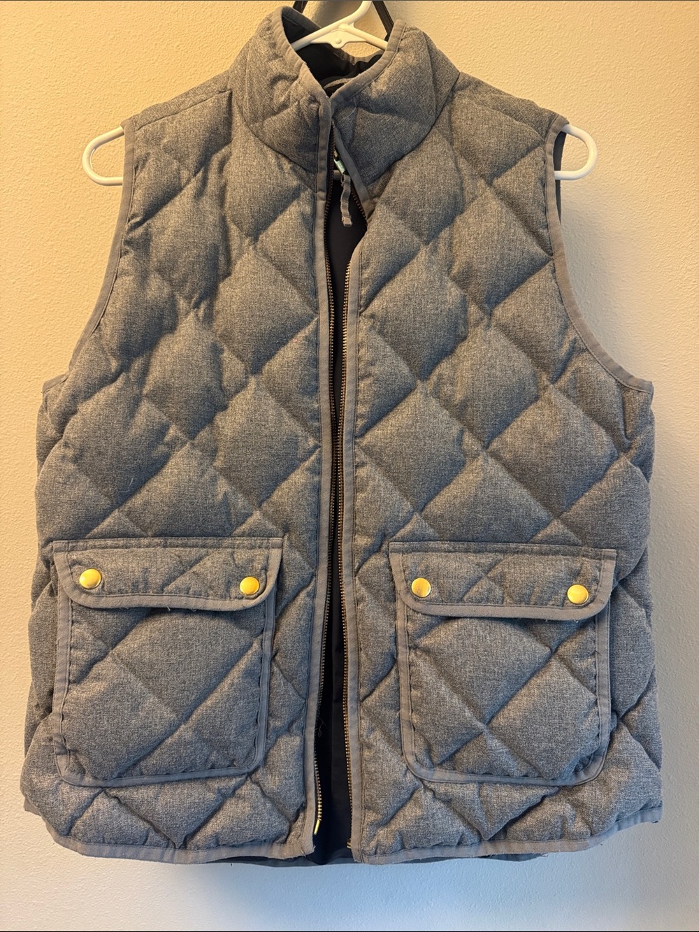 Quilted JCrew vest